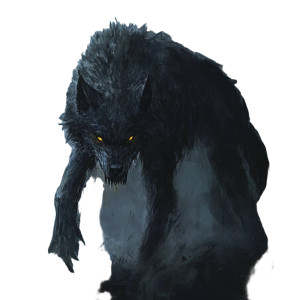 Shadow Lupine Beast Vinyl Car Decal Sticker – Waterproof & UV-Resistant 8"