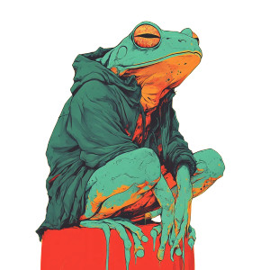Frog Boy Vinyl Car Decal Sticker – Waterproof & UV-Resistant 8" Frog Boy Vinyl Car Decal Sticker – Waterproof & UV-Resistant 8"