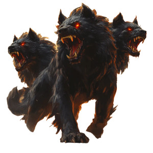 Majestic Cerberus Illustration Vinyl Car Decal Sticker – Waterproof & UV-Resistant 8" Majestic Cerberus Illustration Vinyl Car Decal Sticker – Waterproof & UV-Resistant 8"