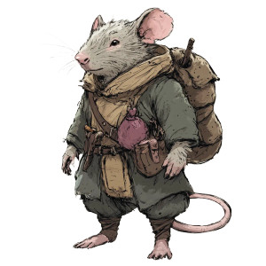 Nimble The Ratfolk Vinyl Car Decal Sticker – Waterproof & UV-Resistant 8"