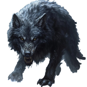 Grey Dire Wolf Vinyl Car Decal Sticker – Waterproof & UV-Resistant 8"