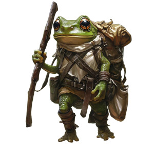 Frog Ranger Vinyl Car Decal Sticker – Waterproof & UV-Resistant 8"