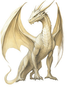 Dragon Encyclopedia Sketch Vinyl Car Decal Sticker – Waterproof & UV-Resistant 8"