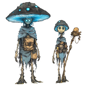Humanoid Mushroom Character Vinyl Car Decal Sticker – Waterproof & UV-Resistant 8" Humanoid Mushroom Character Vinyl Car Decal Sticker – Waterproof & UV-Resistant 8"