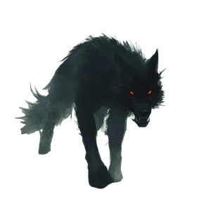 Shadow Wolf V3 Vinyl Car Decal Sticker – Waterproof & UV-Resistant 8"