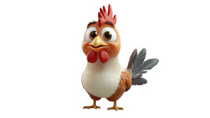 Happy Cute Rooster Vinyl Car Decal Sticker – Waterproof & UV-Resistant 8" Happy Cute Rooster Vinyl Car Decal Sticker – Waterproof & UV-Resistant 8"