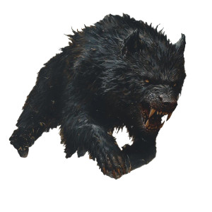 Warg Painting Vinyl Car Decal Sticker – Waterproof & UV-Resistant 8"