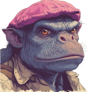 Goblin In Beret Vinyl Car Decal Sticker – Waterproof & UV-Resistant 8" Goblin In Beret Vinyl Car Decal Sticker – Waterproof & UV-Resistant 8"