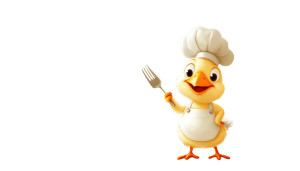 Chef Chicken Cartoon Vinyl Car Decal Sticker – Waterproof & UV-Resistant 8" Chef Chicken Cartoon Vinyl Car Decal Sticker – Waterproof & UV-Resistant 8"