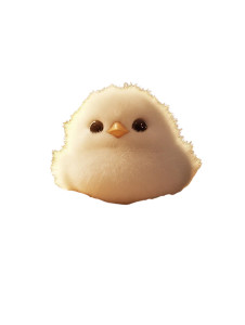 Soft Chubby Bird Vinyl Car Decal Sticker – Waterproof & UV-Resistant 8"