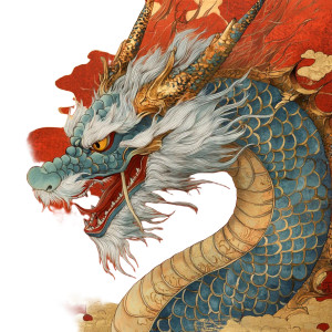 Japanese Dragon V14 Vinyl Car Decal Sticker – Waterproof & UV-Resistant 8"
