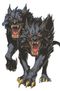 Cerberus Vinyl Car Decal Sticker – Waterproof & UV-Resistant 8" Cerberus Vinyl Car Decal Sticker – Waterproof & UV-Resistant 8"