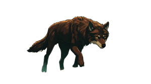 Celtic Wolf Illustration Vinyl Car Decal Sticker – Waterproof & UV-Resistant 8"