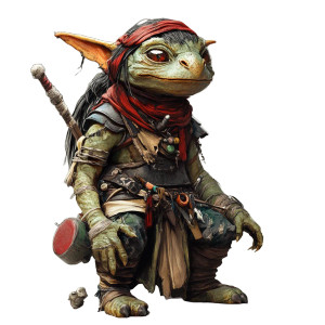 Goblin Character V2 Vinyl Car Decal Sticker – Waterproof & UV-Resistant 8"