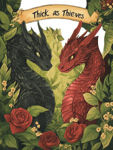 Dragon Folk Art Vinyl Car Decal Sticker – Waterproof & UV-Resistant 8"