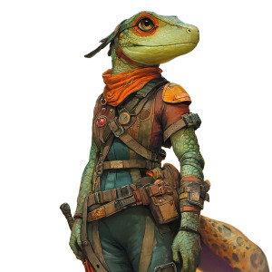 Lizard Folk Engineer Vinyl Car Decal Sticker – Waterproof & UV-Resistant 8" Lizard Folk Engineer Vinyl Car Decal Sticker – Waterproof & UV-Resistant 8"