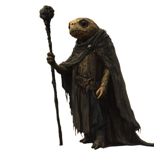 Tortle Sorcerer Vinyl Car Decal Sticker – Waterproof & UV-Resistant 8"