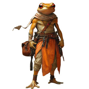 Orange Frog Monk Vinyl Car Decal Sticker – Waterproof & UV-Resistant 8" Orange Frog Monk Vinyl Car Decal Sticker – Waterproof & UV-Resistant 8"