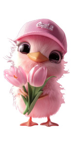 Scattered Tulip Petals Vinyl Car Decal Sticker – Waterproof & UV-Resistant 8"