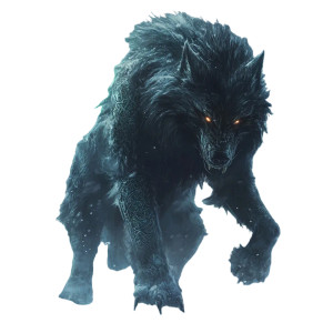 Fenrir In Frost Vinyl Car Decal Sticker – Waterproof & UV-Resistant 8"