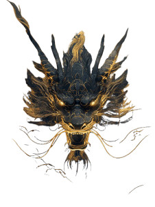 Tech Dragon Head Vinyl Car Decal Sticker – Waterproof & UV-Resistant 8"