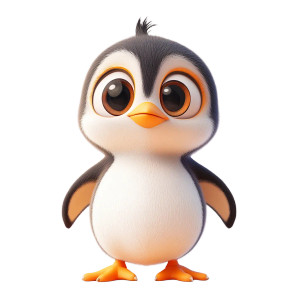 Baby Penguin Cartoon Vinyl Car Decal Sticker – Waterproof & UV-Resistant 8" Baby Penguin Cartoon Vinyl Car Decal Sticker – Waterproof & UV-Resistant 8"