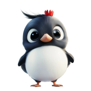 Cute Crane Character Vinyl Car Decal Sticker – Waterproof & UV-Resistant 8" Cute Crane Character Vinyl Car Decal Sticker – Waterproof & UV-Resistant 8"