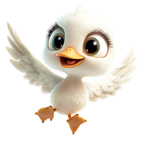 Cute Flying Duck V2 Vinyl Car Decal Sticker – Waterproof & UV-Resistant 8" Cute Flying Duck V2 Vinyl Car Decal Sticker – Waterproof & UV-Resistant 8"