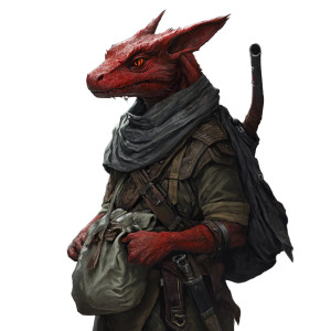 Red Kobold Adventurer Vinyl Car Decal Sticker – Waterproof & UV-Resistant 8"