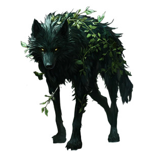 Dark Fantasy Wolf V2 Vinyl Car Decal Sticker – Waterproof & UV-Resistant 8"