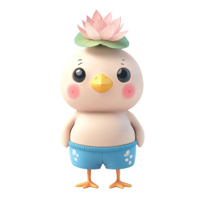 Cute Character Design Vinyl Car Decal Sticker – Waterproof & UV-Resistant 8"
