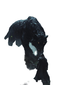 Black Jaguar Vinyl Car Decal Sticker – Waterproof & UV-Resistant 8"