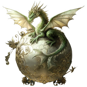 Magical Dragon Ball Vinyl Car Decal Sticker – Waterproof & UV-Resistant 8"