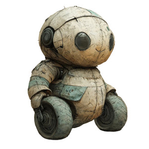 Emotional Animal Robot Vinyl Car Decal Sticker – Waterproof & UV-Resistant 8"