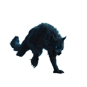 Feline Wolfman Vinyl Car Decal Sticker – Waterproof & UV-Resistant 8" Feline Wolfman Vinyl Car Decal Sticker – Waterproof & UV-Resistant 8"