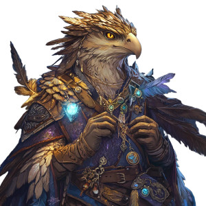 Fantastic Aarakocra Ranger Vinyl Car Decal Sticker – Waterproof & UV-Resistant 8"