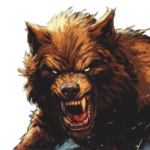 Savage Werewolf Vinyl Car Decal Sticker – Waterproof & UV-Resistant 8" Savage Werewolf Vinyl Car Decal Sticker – Waterproof & UV-Resistant 8"