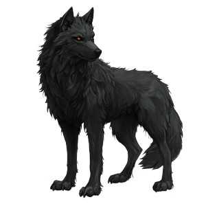 Black Direwolf Vinyl Car Decal Sticker – Waterproof & UV-Resistant 8" Black Direwolf Vinyl Car Decal Sticker – Waterproof & UV-Resistant 8"