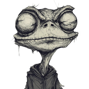 Gnarly Pepe Character Vinyl Car Decal Sticker – Waterproof & UV-Resistant 8"