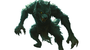 Forest Werewolf Night Vinyl Car Decal Sticker – Waterproof & UV-Resistant 8"