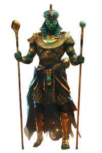 Osiris Cosmic God Vinyl Car Decal Sticker – Waterproof & UV-Resistant 8"