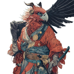 Tengu V3 Vinyl Car Decal Sticker – Waterproof & UV-Resistant 8"