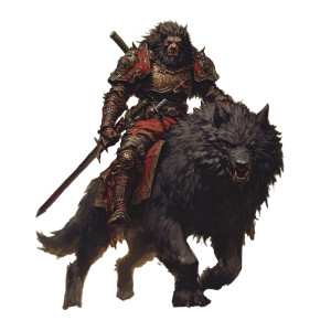 Hairy Beast Goblinoid Vinyl Car Decal Sticker – Waterproof & UV-Resistant 8"