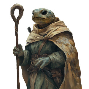 Tortle Monk Portrait Vinyl Car Decal Sticker – Waterproof & UV-Resistant 8"