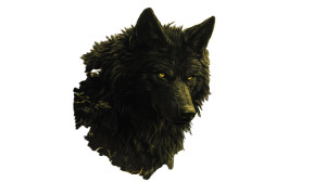 Fantasy Direwolf Vinyl Car Decal Sticker – Waterproof & UV-Resistant 8"