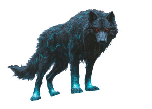 Mystical Wet Wolf Vinyl Car Decal Sticker – Waterproof & UV-Resistant 8"