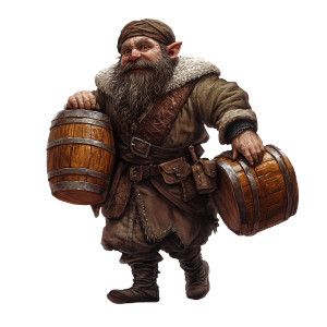 Dwarf Brewer Vinyl Car Decal Sticker – Waterproof & UV-Resistant 8"