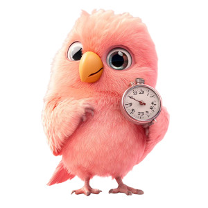 Pink Parrot Counter Vinyl Car Decal Sticker – Waterproof & UV-Resistant 8" Pink Parrot Counter Vinyl Car Decal Sticker – Waterproof & UV-Resistant 8"