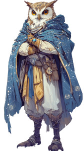 Owl Scholar Mage Vinyl Car Decal Sticker – Waterproof & UV-Resistant 8"