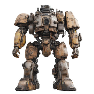 Diesel Powered Mech Vinyl Car Decal Sticker – Waterproof & UV-Resistant 8"